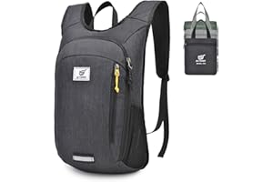 SKYSPER Sac à Dos Pliable Ultraléger 15L/20L, Petit Sac à dos de Voyage Sac à dos de Randonnée pour Randonnée Voyages en Ville Homme Femme