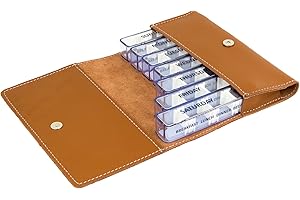 Tablet Pill Box Medidos No. 1 - New Genuine Leather Covers by Medidos