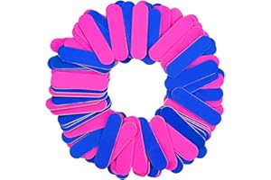 CTDMJ Iimes a ongles professionnelle 100pcs Mini lime ongle Double Face Réutilisable 𝐥𝐢𝐦𝐞𝐬 𝐚 𝐨𝐧𝐠𝐥𝐞𝐬 180/240 Grain pour la combinaison gel pour les ongles pour salon de manucure et maison