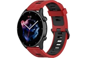 Wownadu Pasek Silikonowy 20mm Kompatybilny z Garmin Vivoactive 5/3/3 Music, Venu/Venu 2 Plus, Venu Sq/Sq Music/Sq 2/Sq 2 Music Band, Pasek Sportowy Zamienny Opaski dla Kobiety Mężczyźni