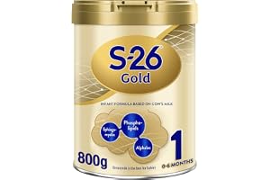 S26 GOLD 1 Stage 1, 0-6 Months Starter Infant Formula for Babies, Tin 800g