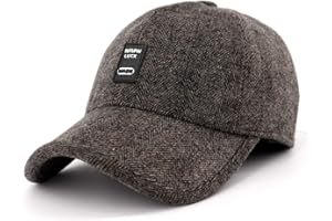 Gisdanchz 7-7 1/2 Invierno Beisbol Gorras, Orejeras Plegables, Unisex Sombrero para Trabajo Al Aire Libre y Deportes