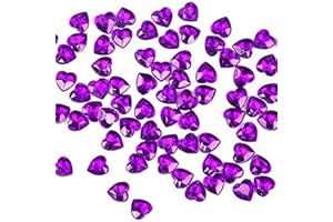 STOOKI 200 piedras decorativas moradas para boda, decoración de diamantes, decoración de bodas, fiestas, decoración de mesa, decoración de jarrones de manualidades, piedras preciosas de diamante