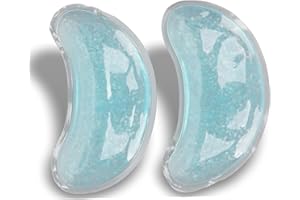 SEMME Masque pour les Yeux en Gel Rafraîchissant Masque pour les Yeux Froids Réutilisable pour les Yeux Gonflés, Coussinets pour les Yeux en Gel de Glace et Patchs Sous les Yeux pour