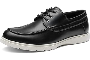 Bruno Marc Men's Dress Casual Leather Loafers for Men Lace Up Comfort Shoes Walking Flats