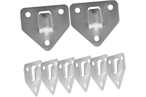 Uonlytech 8 Stück Feuerlöscher Wandhalterungsset Aus Metall Stabile Wandhalterung Mit Einfachem Entnahme Design Für Platzsparende Montage