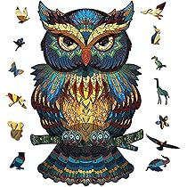 Blooming Heart Wooden Puzzle For Adults - 128 Piece Animal-Shaped Jigsaw With Beautiful Floral Design