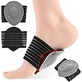 Abeillo Arch Supports,1 Pair Compression Fasciitis Cushioned Support Sleeves for Plantar Fasciitis Pain Relief,High Arch,Foot Swelling, Achy Feet Problems,Men, Women