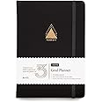 Yop & Tom Undated Goal Planner - Power of 3 - The Weekly Productivity Planner To Help You Smash Any Goal - Perfect for Fitness, Coaching, Work and Personal - Charcoal