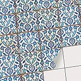 HOCHWERTIGE VERARBEITUNG - Passgenauer Zuschnitt, hochwertige Druckverfahren und beste Materialien zeichnen unsere Fliesensticker aus. 100% Zufriedenheitsgarantie mit unseren Klebefliesen!