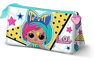 LOL Surprise Art-Estuche Portatodo Triple, Multicolor, 23.5 x 10 cm