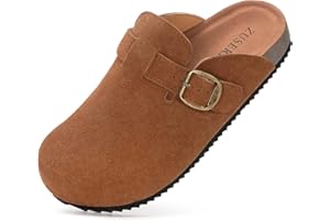 DOKELA Zoccoli Bambini Regolabile Pantofole Bambina Comode Ciabatte Bambino Antiscivolo Sabot Ragazzi e Ragazza Leggere Scarpa da Casa Plantare Sughero