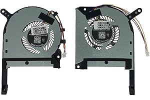 VoltaGuru SET Lüfter passend für ASUS FA FX PN: 13NR00S0M12011, 13NR00S0M12111, 13NR00S0M11011, 13NR00S0M09011, 13NR00S0M09111, DFS5K121144 262H, D. FS5K12304363H, DQ5D577K000
