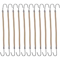 Pferdeschwanz-Haken, 15 Stück (schwarz, Braun, Beige) | Elastische Haargummis Mit Metallhaken | Für Schnellen Zopf