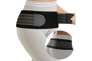 JIUFENTIAN Sciatica Belt Relieve Back Pain & Sciatica Sacroiliac SI Joint Hip Support Brace- Adjustable Lower Back Support Belt for Women and Men Sacrum, Hip and Pelvic Belt-Small/Medium