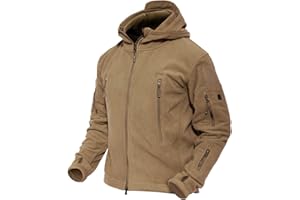 MAGCOMSEN Men 's Windproof Warm Military Tactical Fleece Jacket