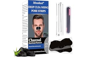 TRUUME Patch Point Noir, Patchs Anti-Points Noirs, Patch Nez Point Noir, Patch Point Noir Nez, Nettoyage des pores au charbon actif, élimine les points noirs et les impuretés, 25 Pièzas