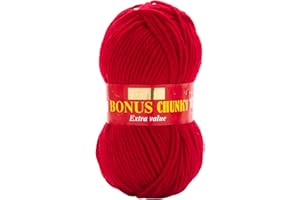 Sirdar Hayfield Bonus Chunky, Ladybird (698), 100g