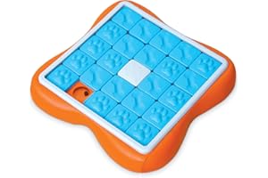 Outward Hound Nina Ottosson Challenge Slider Interactive Treat Puzzle Dog Enrichment Toy, Level 3 Advanced, Multicolored
