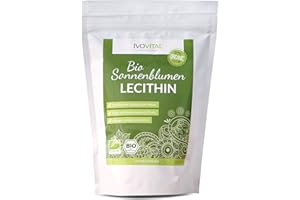 BIO Sonnenblumen Lecithin Pulver, IVOVITAL® (Bio zertifiziert) (300g)