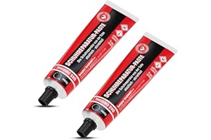 LANGLAUF SCHUHBEDARF Paquete doble de pasta de reparación para botas, zapatos y suelas., color Negro, talla universal