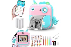 HUIJUKEJI Appareil photo instantané rose