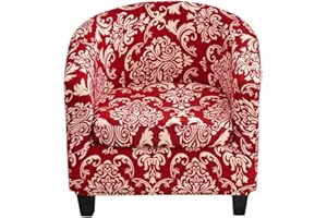 CHNSHOME Copripoltrona 1 posto chesterfield elasticizzato copri poltroncina fodera poltrona chesterfield 2 pezzi copripoltrona universale