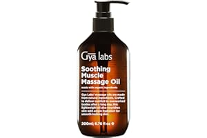 Gya Labs Soothing Sensual Massage Oil for Massage Therapy - Spa Quality Rozgrzewający olejek do masażu dla par - Napar z mięty pieprzowej i cynamonu do masażu całego ciała i bólów mięśni (200 ml)