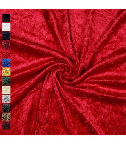 Tissu Velours Au Mètre - 160 Cm De Large, Extensible Et Doux - Pour Vêtements, Décoration, Ameublement - Plusieurs Couleurs
