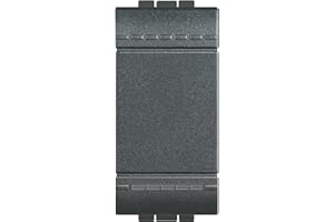 Bticino sl4003nf livinglight basculante, 1P, 16 A, 1 m, antracita, negro, SL4003NF