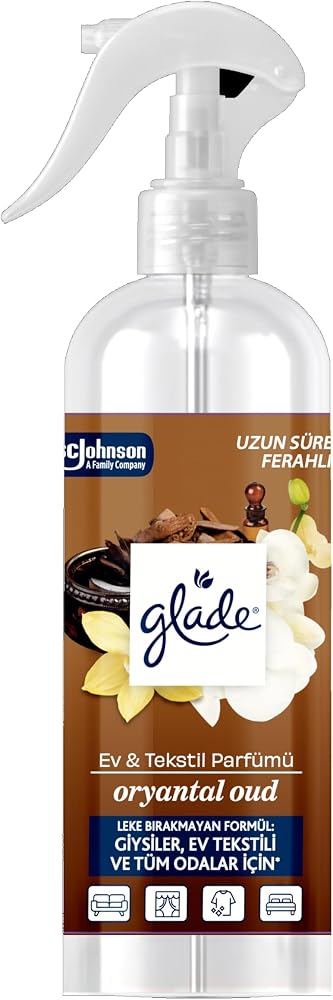 Glade Ev ve Tekstil Spreyi Oryantal Oud 450 ml, Leke Bırakmaz