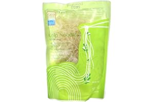 SEA TANGLE NOODLE COMPANY Sea Tangle Moringa Kelp Noodles (12oz) - Low Calorie Asian Noodles for Healthy Noodle Dishes - Gluten Free, Keto Noodle Sub for Rice Noodles, Glass Noodles, Pad Thai Noodles, Vermicelli