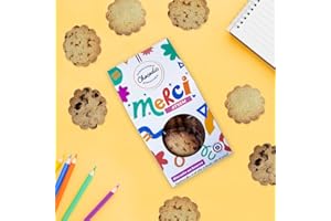 CHOCODIC CHOCOLAT MERCI MAITRESSE ou MAITRE ou ATSEM - COFFRET ASSORTIMENT BISCUITS AU BEURRE - 75G (Version Merci Atsem)