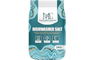 MAC MARIE & ADAM'S COLLECTION YOUR COMFORT IS OUR AMBITION.... MAC Dishwasher Salt 5kg – Powerful Food-Grade Softener Salt for Hard Water | Premium Genuine British Dishwasher Salt for Kitchen, Laundry & Dishwashing | Compatible with All Dishwasher Brands