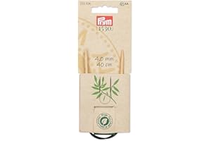 Prym Circular Aguja, Bambú Plástico, Wood-Coloured, Talla única