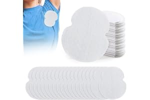 NITAIUN 40 Piezas Almohadillas Axila Absorción de Sudor Parches Desechables Eliminar Olor Protege tus Prendas Hombres y Mujeres (40 Piezas)