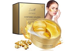 GAOMESIA 60 Pezzi Patch Occhi al Collagene, Maschera Contorno Occhi Idratante, Anti Occhiaie e Anti Borse, Aiuta a Ridurre Gonfiore, Effetto Antirughe e Rassodante per Donna e Uomo