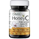 Lifeplan Honey C with Vitamin C & Zinc Capsules x 30. for Normal Immune System Function