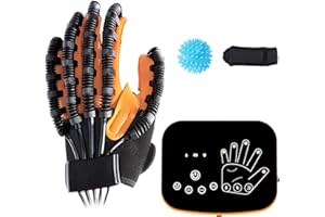EMFOCU Aktualisiertes Selbst-Training Rehabilitation Roboter Handschuh für Schlaganfall Hemiplegie, Roboter-Handschuhe für Schock-Patienten, Hand-Funktion wiederherstellen Ausrüstung.