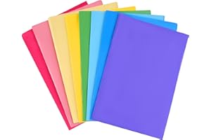 MIAHART 60 Feuilles de Papier de Soie pour Sacs d'Emballage Cadeau 8 Couleurs Assorties Ensemble de Papier de Soie en Vrac pour Art Craft Floral Fête d'Anniversaire Festival 20x14 Pouces (Pastel)