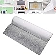 KASTWAVE Kitchen Hood Filter Paper, Grease Filters Paper Grease Filter Replacement Fabric Universal Cooker Hood Extractor Fan Kitchen Tools for Air Purifiers Furnace Filters 5M 1 Rolls