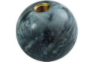 Padaodao Round Gear Knob Shift Grip Handle Ball for Most Manual Automatic Transmissions Cars, Grey