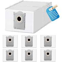 6 Stück Staubbeutel Für ECOVACS DEEBOT X8 PRO OMNI/X8 OMNI/X9 PRO Omni/T50 PRO OMNI/T50 MAX OMNI/T50 OMNI/T80 Omni/T80 Pro Omni,3L Grosse Kapazität, Ersatzteile Saugroboter Zubehör