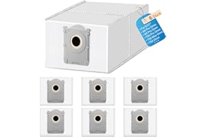 ‎PURE REALM 6 Stück Staubbeutel für ECOVACS DEEBOT X8 PRO OMNI/X8 OMNI/X9 PRO Omni/T50 PRO OMNI/T50 MAX OMNI/T50 OMNI/T80 Omni/T80 Pro Omni,3L Grosse Kapazität, Ersatzteile Saugroboter Zubehör