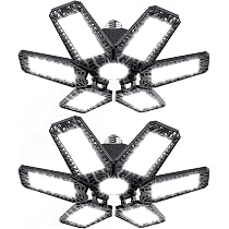Lampe Garage LED 160W TASINUO - Plafonnier 5 Panneaux Ajustables 16000LM Pour Atelier Ou Sous-sol