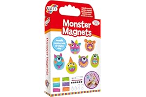 Galt Toys, Monster Magnets, Craft Kit for Kids, Ages 6 Years Plus