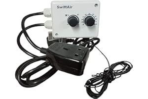 Swiftair Temperature Hydroponics Fan Speed Controllers Silent Climate up to 950w (single socket-300w Max)