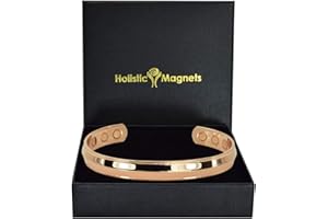 Holistic Magnets® Kupferarmband Damen Magnetarmband Geschenkidee für Frauen Arthritis Handgelenk Gelenkheilung Reinem Kupfer Armband (SP)-Savanna (M: Handgelenk 16,5-19,5cm)