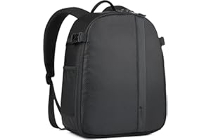 Besnfoto Camera Backpack Small,DSLR SLR Mirrorless Camera Bag Waterproof Cute Compact Photography Case for Photographer with Laptop Compartment Women and Men
