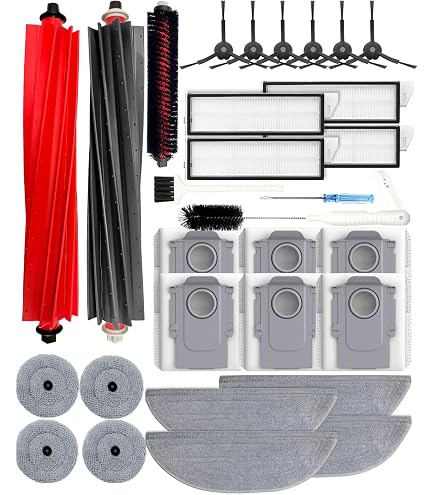 17-teiliges Zubehör Set Für Roborock S8 / S8+ Saugroboter - Mit Bürsten, Filtern & Wischtüchern